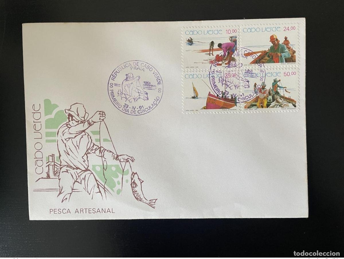 Sellos: Cabo Verde 1991 Mi. 605 - 608 FDC pesca Peixe Fish