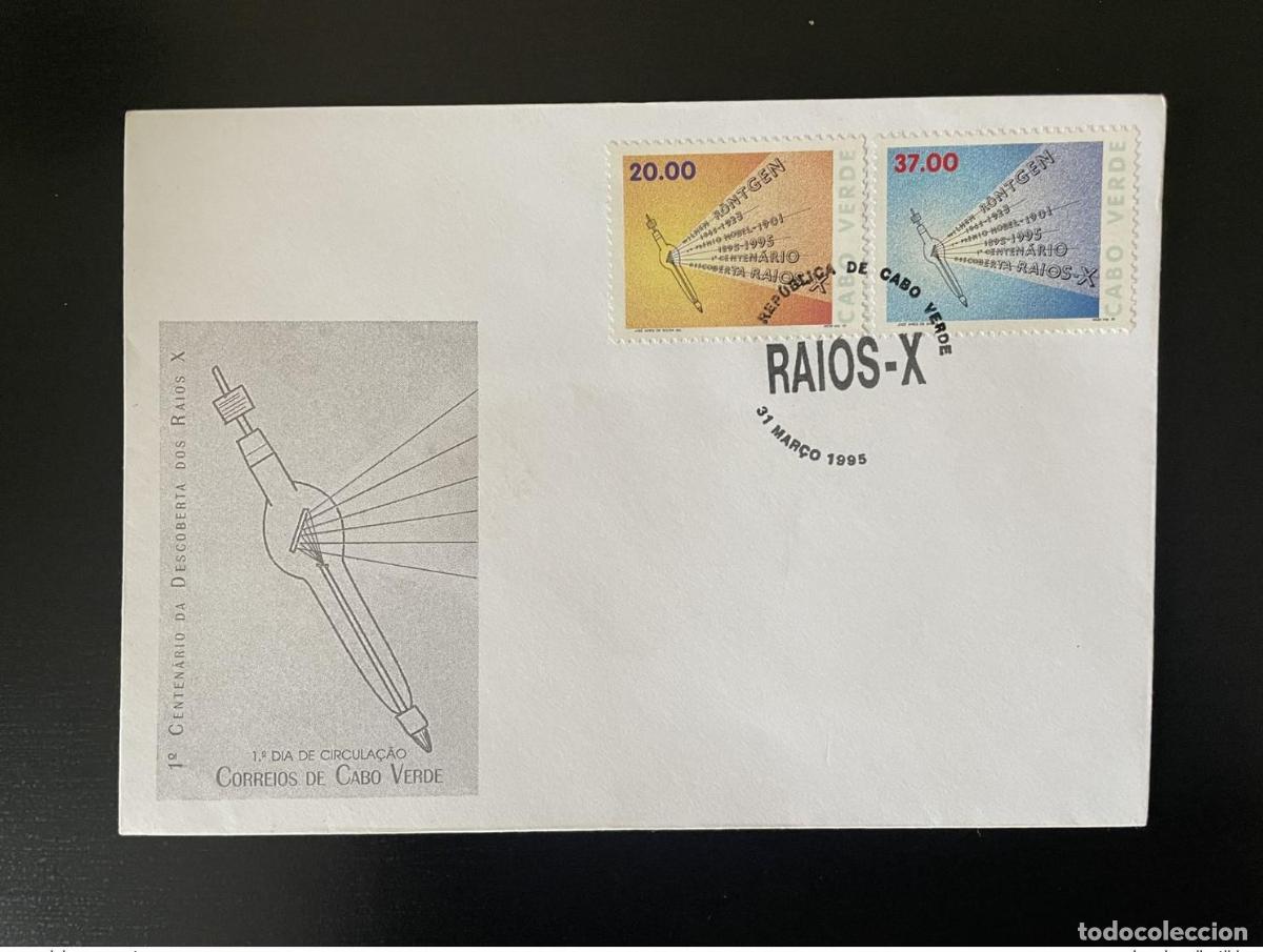 Sellos: Cabo Verde 1995 Mi. 690 - 691 FDC Radios-X X-Ray Health Medicine