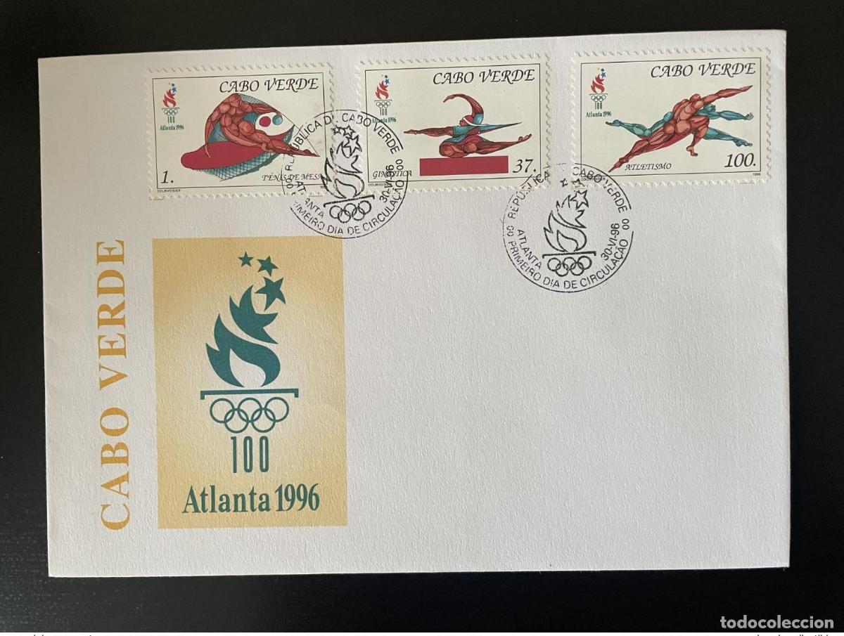 Sellos: Cabo Verde 1996 Mi. 711 - 713 FDC Juegos Ol&iacute;mpicos Atlanta Sport