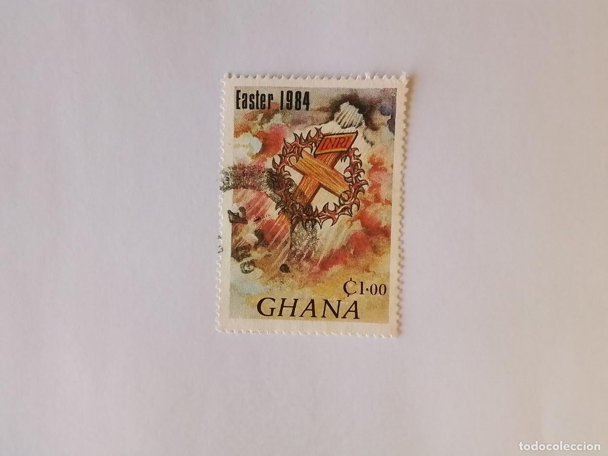 Sellos: A&Ntilde;O 1984 GHANA SELLO USADO