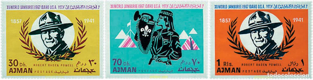 Sellos: 609810 MNH AJMAN 1967 12 JAMBOREE MUNDIAL EN IDAHO