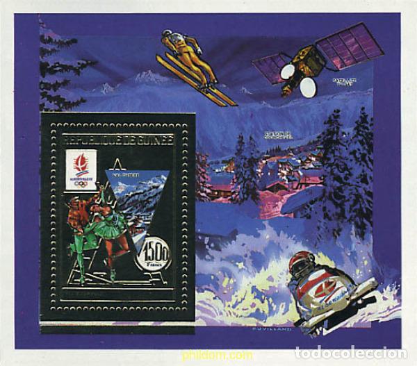 Sellos: 70841 MNH GUINEA 1990 16 JUEGOS OLIMPICOS INVIERNO ALBERTVILLE 1992