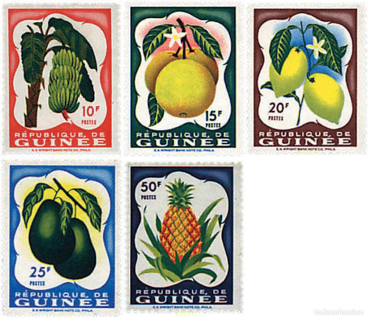 Sellos: 91749 MNH GUINEA 1959 FRUTOS