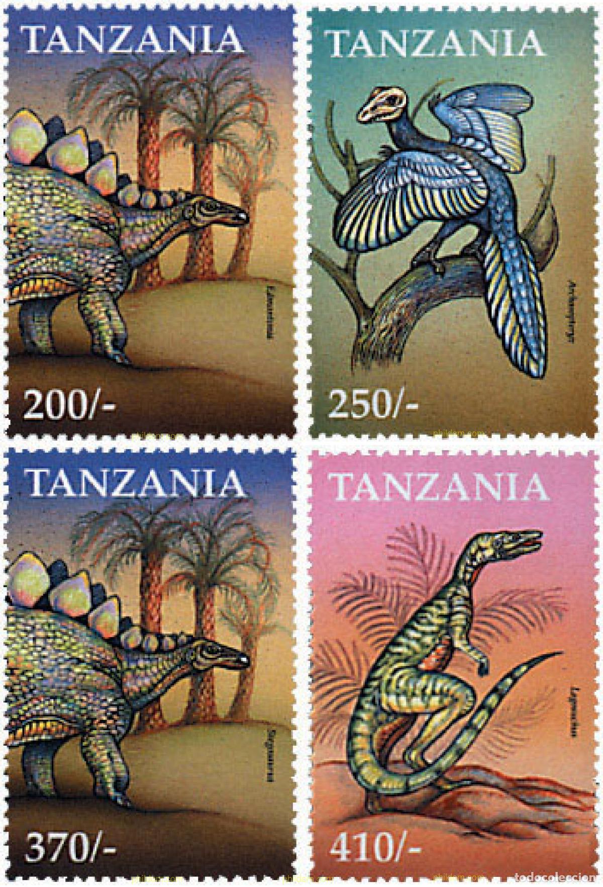 Sellos: 97689 MNH TANZANIA 1999 FAUNA PREHISTORICA