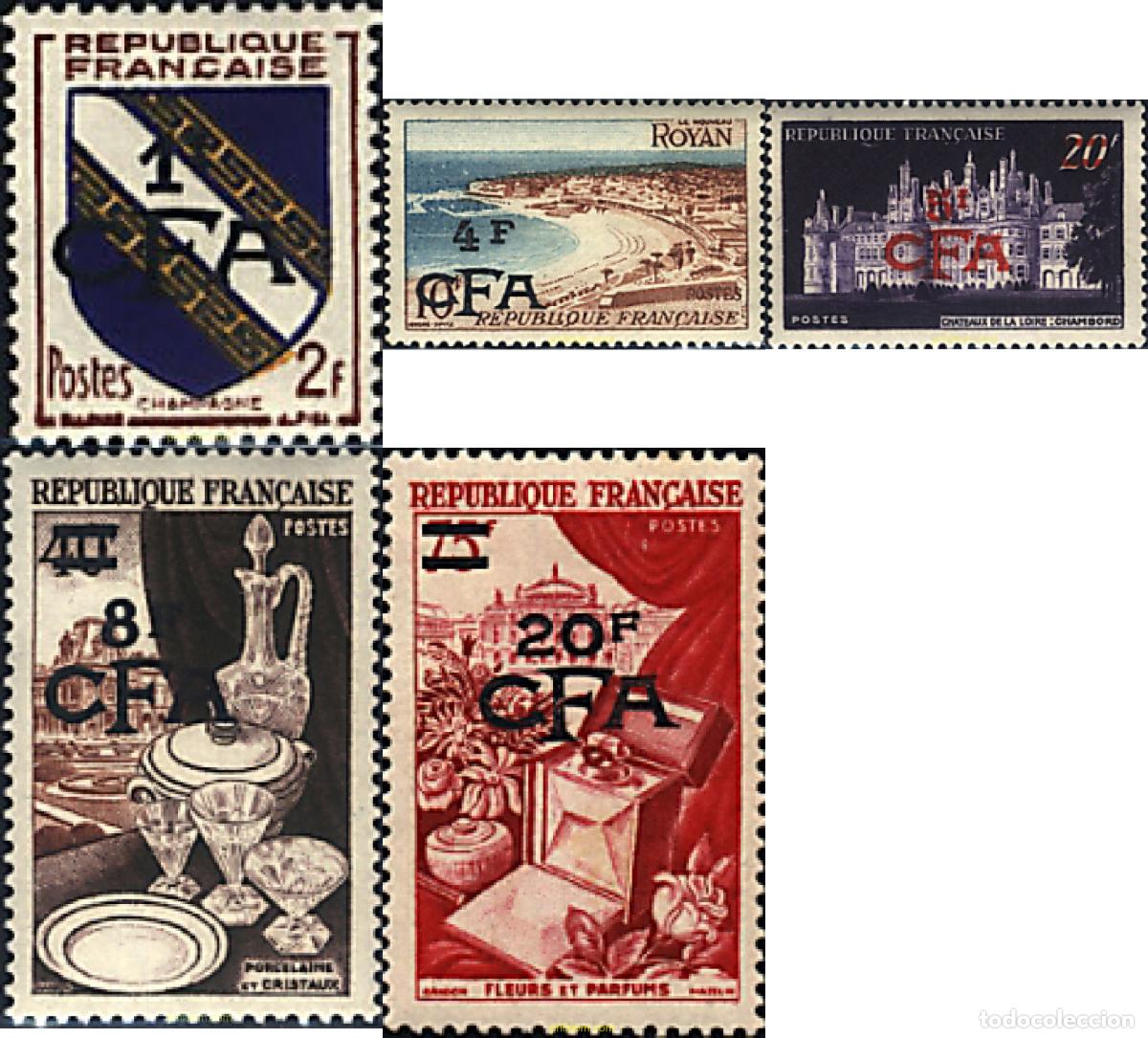 Sellos: 95782 MNH REUNION 1954 MOTIVOS VARIOS