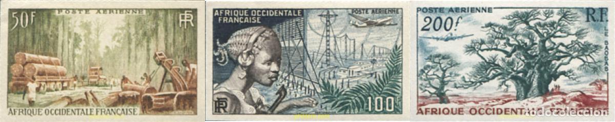 Sellos: 19029 MNH AFRICA OCCIDENTAL FRANCESA 1954 COMUNICACIONES