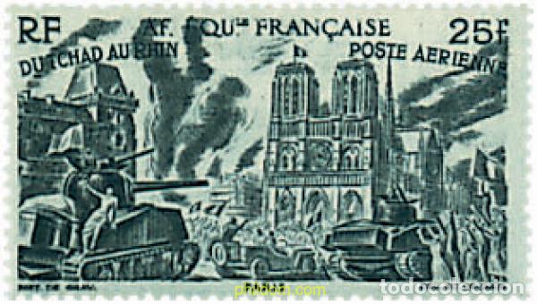 Sellos: 679256 HINGED AFRICA ECUATORIAL FRANCESA 1946 DEL CHAD AL RIN