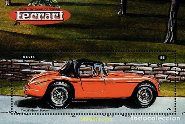 Sellos: 45127 MNH NEVIS 1998 CENTENARIO DE ENZO FERRARI