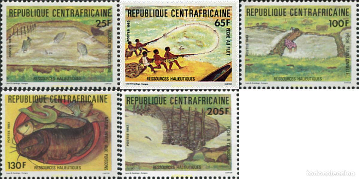Sellos: 73653 MNH CENTROAFRICANA 1983 RECURSOS PESQUEROS
