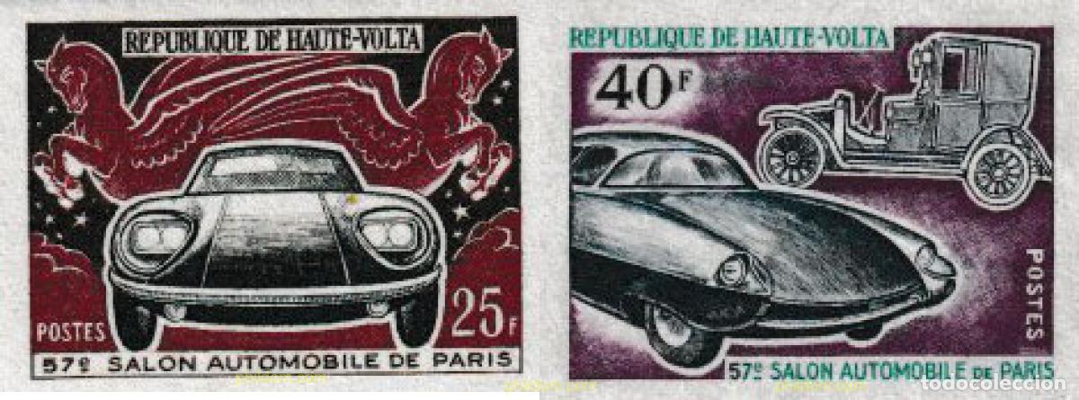 Sellos: 19112 MNH ALTO VOLTA 1970 57 SALON DEL AUTOMOVIL DE PARIS