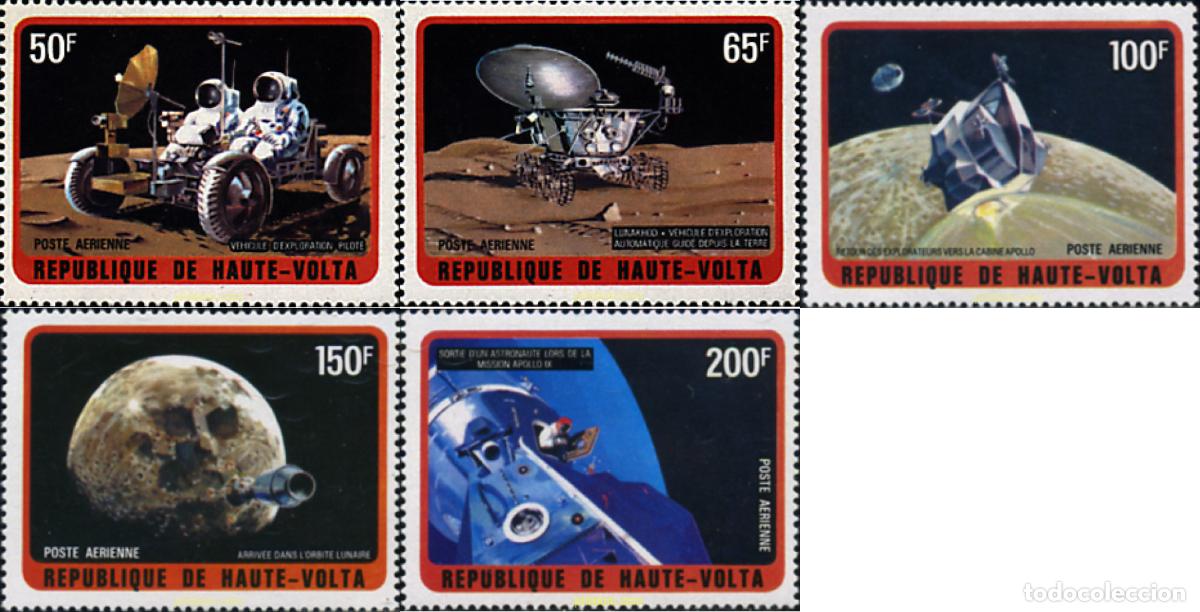 Sellos: 41395 MNH ALTO VOLTA 1973 EXPLORACIONES ESPACIALES
