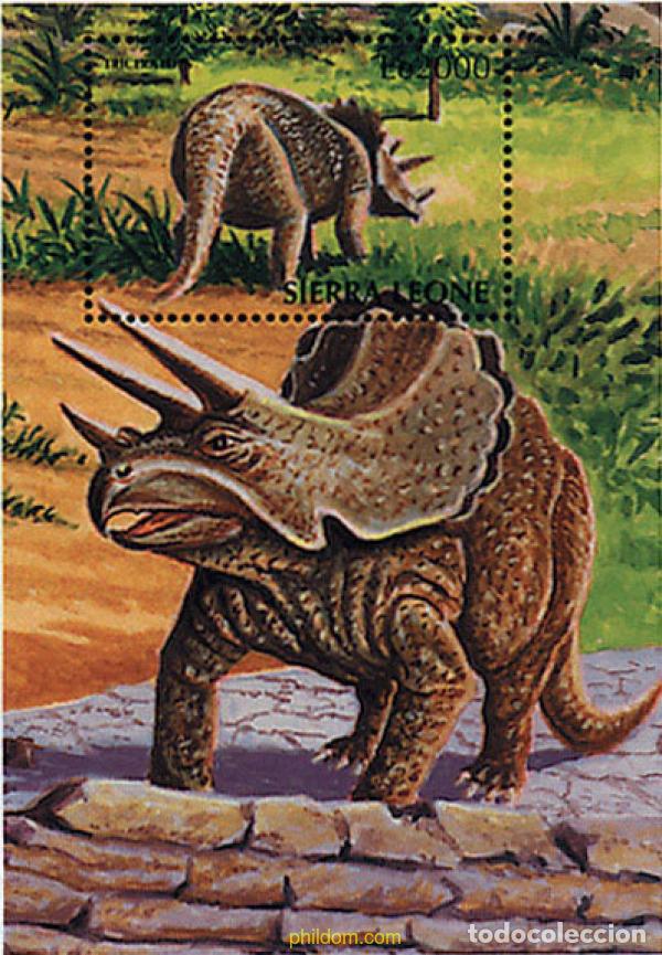 Sellos: 362289 MNH SIERRA LEONA 1998 FAUNA PREHISTORICA