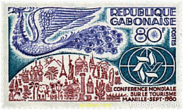 Sellos: 72946 MNH GABON 1980 CONFERENCIA MUNDIAL DEL TURISMO