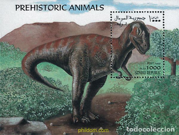 Sellos: 238968 MNH SOMALIA. Rep&uacute;blica 1999 FAUNA PREHISTORICA
