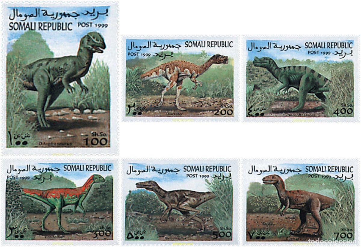 Sellos: 238967 MNH SOMALIA. Rep&uacute;blica 1999 FAUNA PREHISTORICA