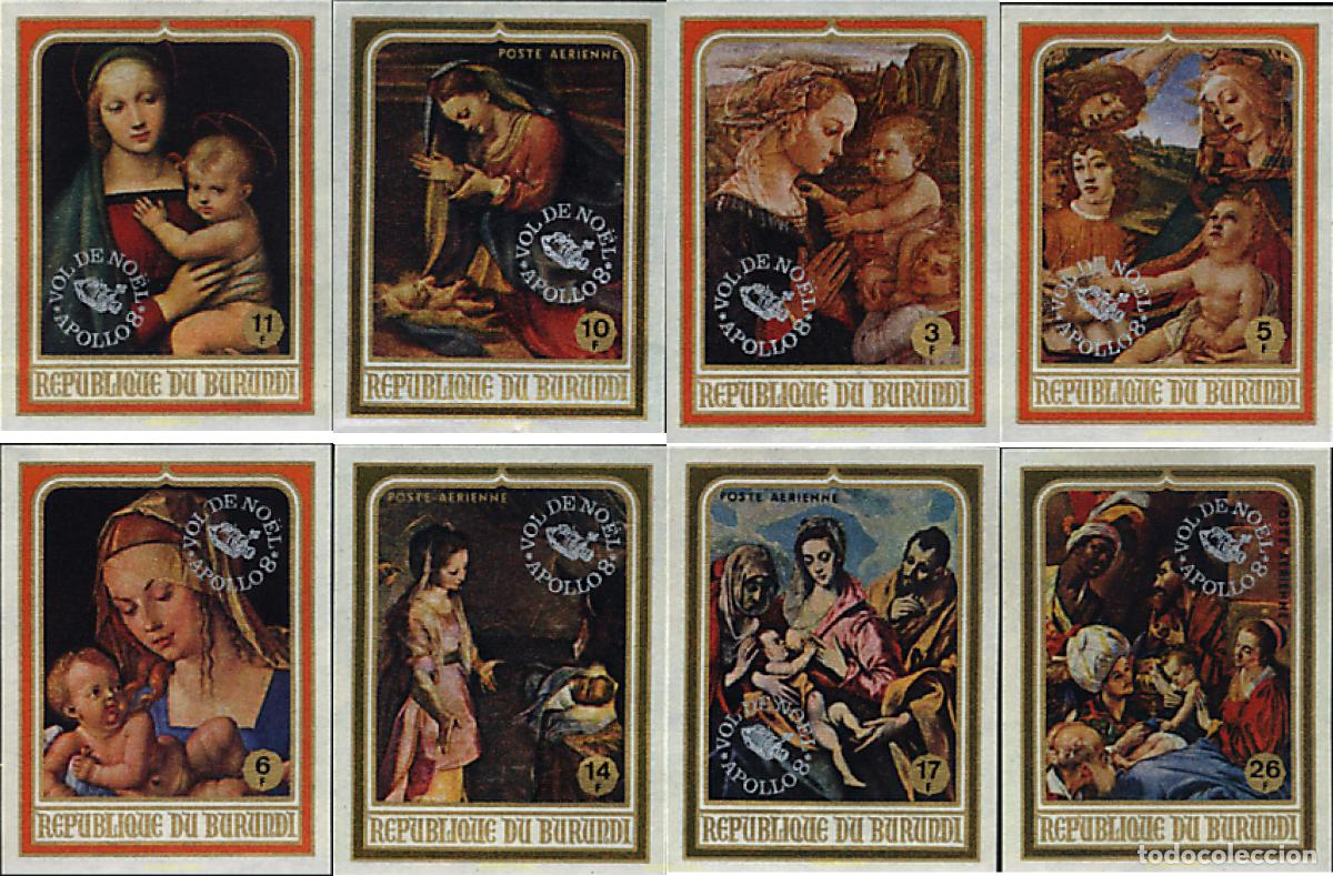 Sellos: 14741 MNH BURUNDI 1969 APOLLO VIII. VIAJE DE NAVIDAD