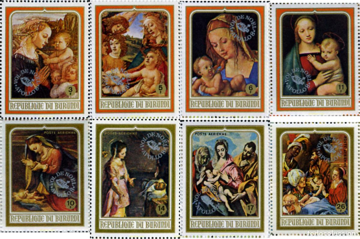 Sellos: 73316 MNH BURUNDI 1969 APOLLO VIII. VIAJE DE NAVIDAD