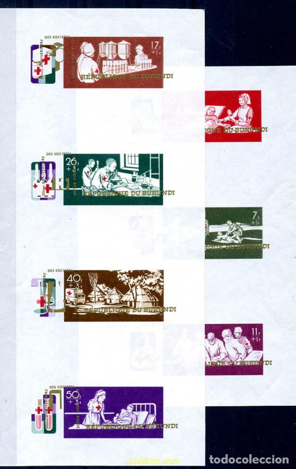 Sellos: 202226 MNH BURUNDI 1969 50 ANIVERSARIO DE LA LIGA DE SOCIEDADES DE LA CRUZ ROJA