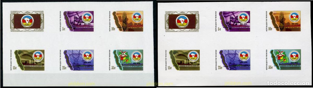 Sellos: 202692 MNH BURUNDI 1987 10 ANIVERSARIO DE LA CEPGL