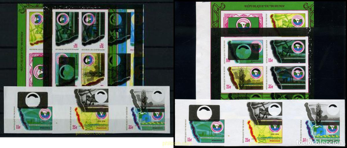 Sellos: 202722 MNH BURUNDI 1987 10 ANIVERSARIO DE LA CEPGL