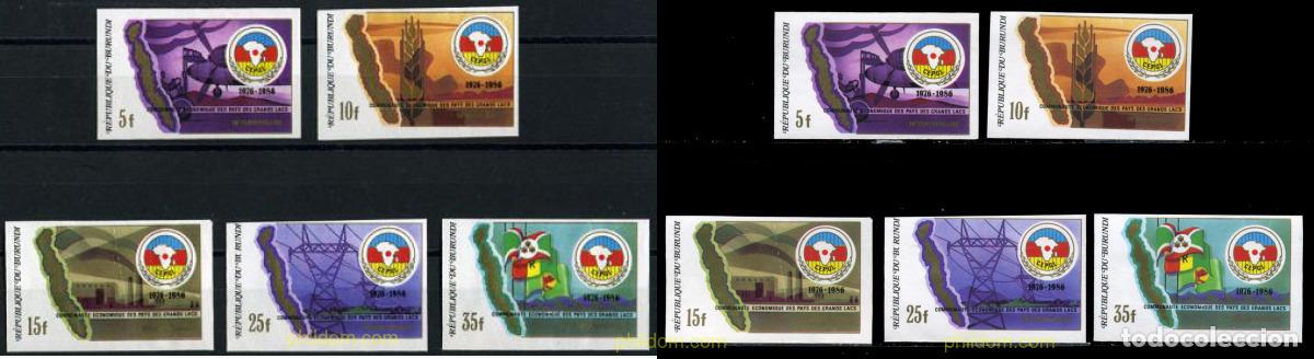 Sellos: 202723 MNH BURUNDI 1987 10 ANIVERSARIO DE LA CEPGL