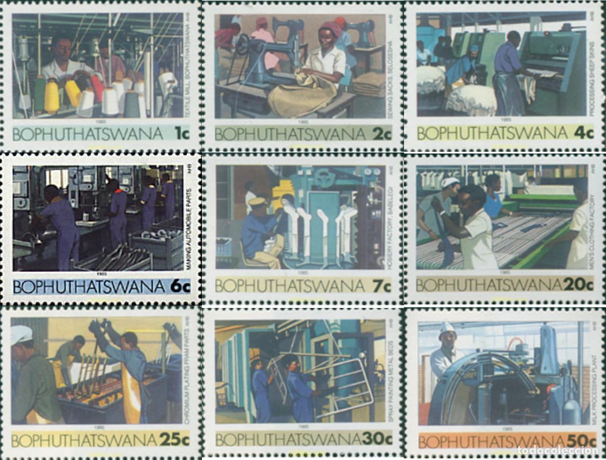 Sellos: 575986 MNH BOPHUTHATSWANA 1985 SERIE BASICA