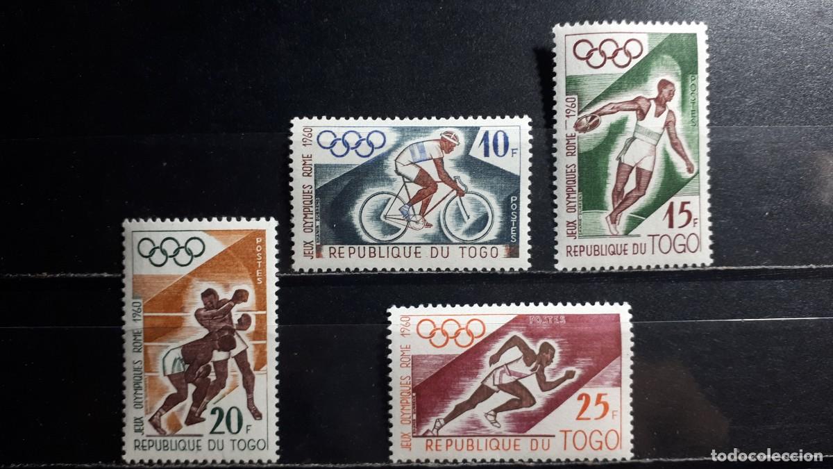 Sellos: TOGO. A&Ntilde;O 1960. **. YVERT 303/6