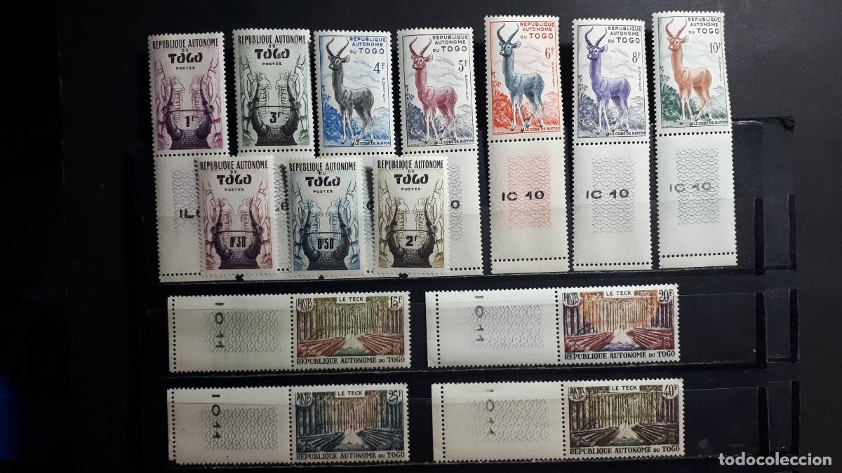 Stamps: TOGO. A&Ntilde;O 1957. **. YVERT 261/74.