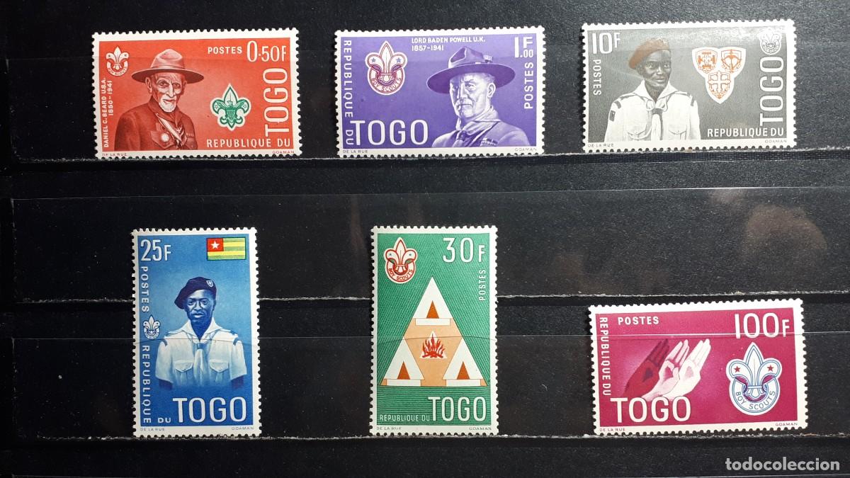 Sellos: TOGO. A&Ntilde;O 1961. **. YVERT 334/9