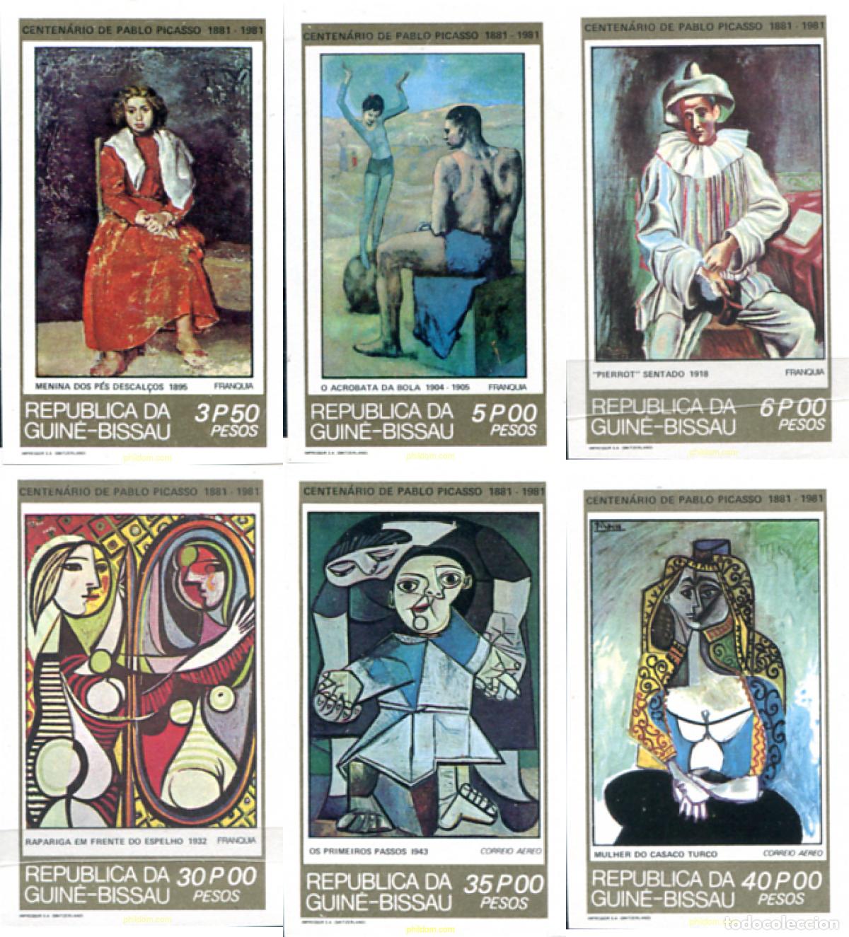 Sellos: 19231 MNH GUINEA BISSAU 1981 CENTENARIO DEL NACIMIENTO DE PABLO PICASSO