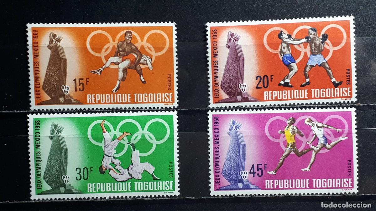 Sellos: TOGO. A&Ntilde;O 1968. **. YVERT 582/5