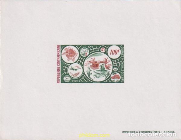 Sellos: 627302 MNH CENTROAFRICANA 1976 DIA MUNDIAL DE LA UPU