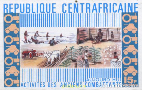 Sellos: 207351 MNH CENTROAFRICANA 1974 ACTIVIDADES DE LOS ANTIGUOS COMBATIENTES