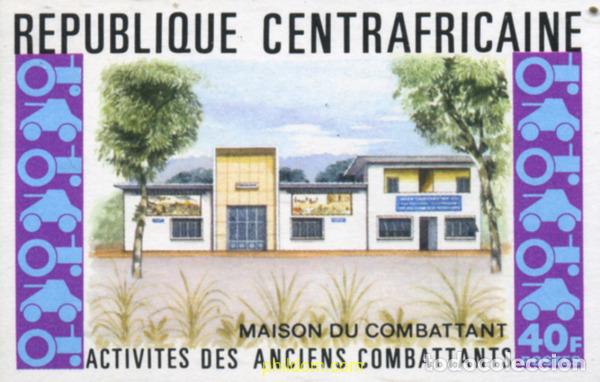 Sellos: 207353 MNH CENTROAFRICANA 1974 ACTIVIDADES DE LOS ANTIGUOS COMBATIENTES