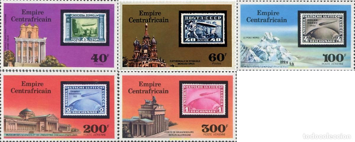 Sellos: 39987 MNH CENTROAFRICANA 1977 VUELOS DE ZEPPELIN