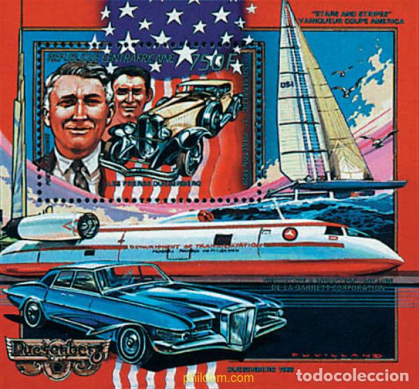 Sellos: 58062 MNH CENTROAFRICANA 1989 MEDIOS DE TRANSPORTE