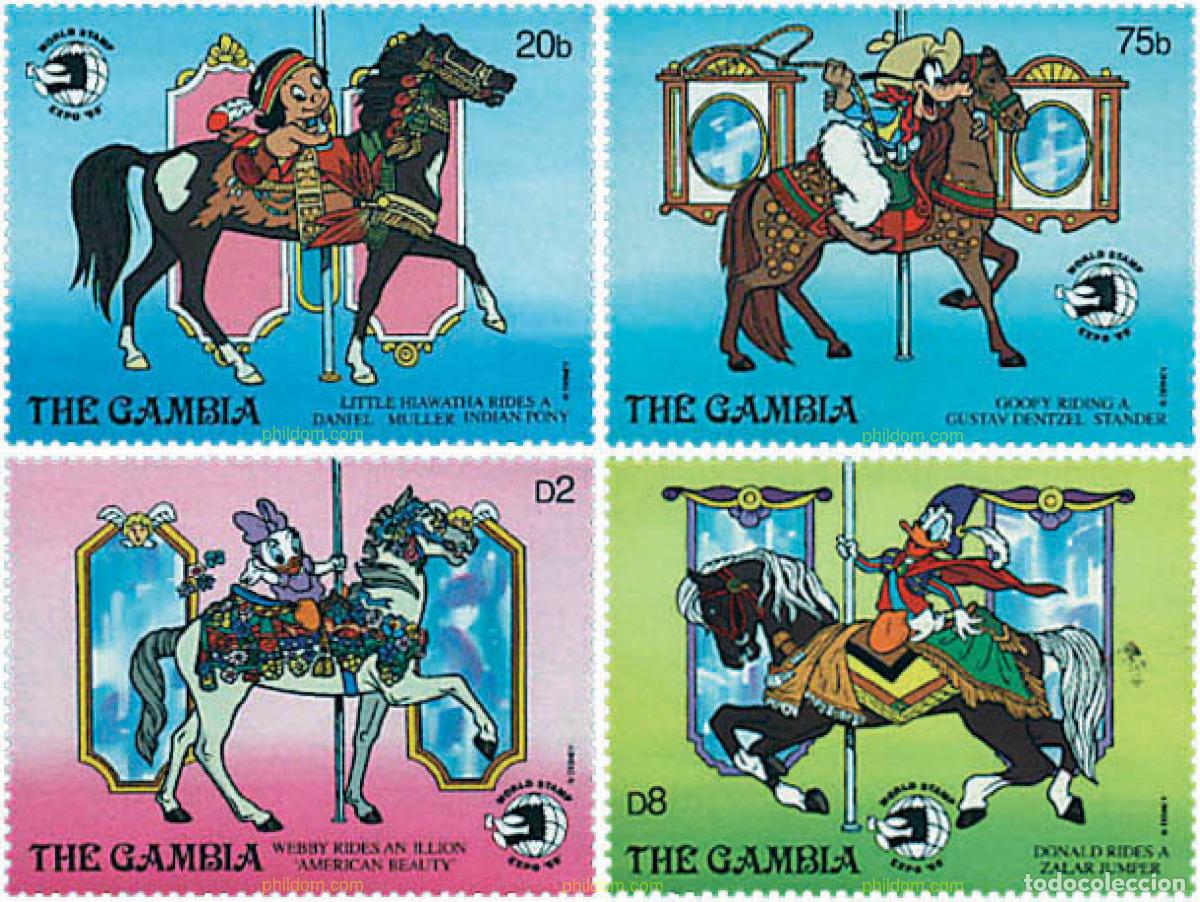 Sellos: 316822 MNH GAMBIA 1989 EXPO 89. EXPOSICION UNIVERSAL DE WASHINGTON