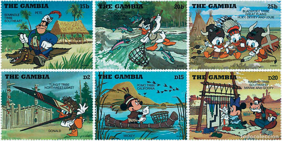 Sellos: 316990 MNH GAMBIA 1995 INDIOS Y VAQUEROS