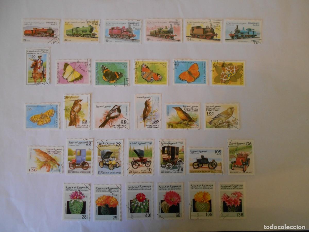 Sellos: SAHARA OCCIDENTAL-R.A.S.D.-115 SELLOS DIFERENTES-1997-1998-LOTE 4