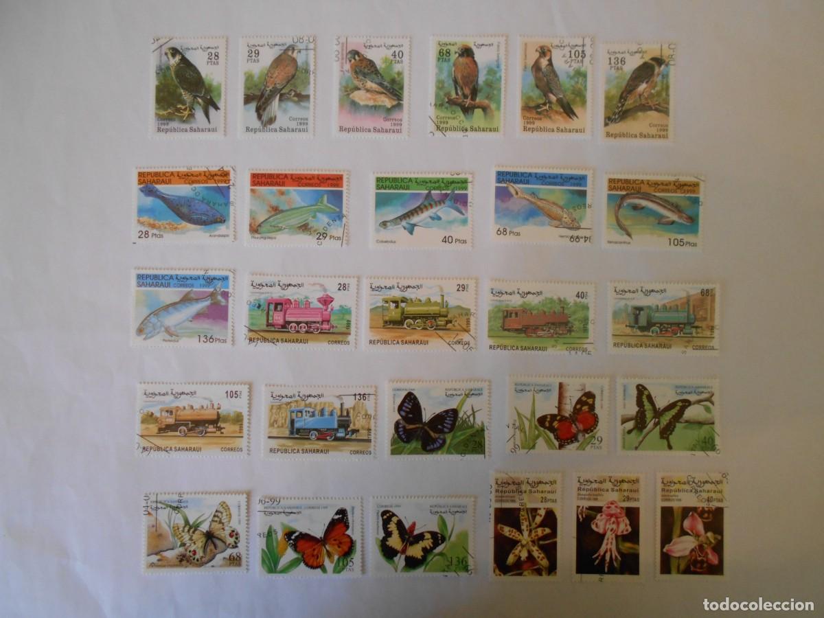 Sellos: SAHARA OCCIDENTAL-R.A.S.D.-45 SELLOS DIFERENTES-1999-2000-LOTE 5