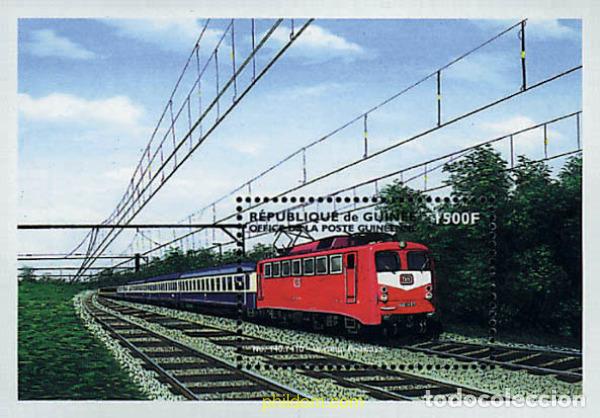 Sellos: 213272 MNH GUINEA 1998 LOCOMOTORAS DEL MUNDO