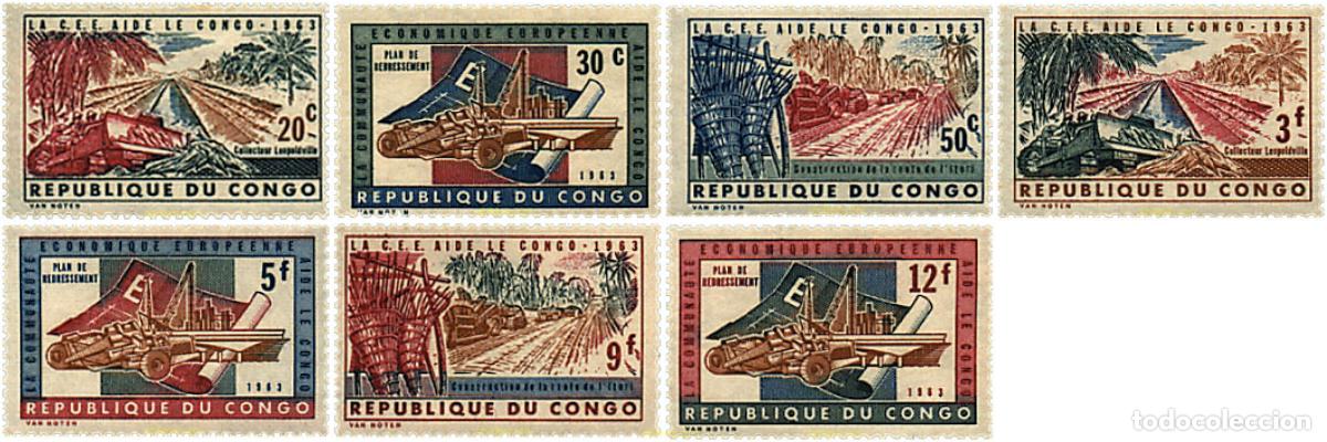 Sellos: 40301 MNH CONGO EX-BELGA 1963 LA CEE AYUDA AL CONGO