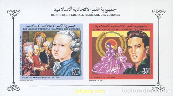 Sellos: 643437 MNH COMORES 1991 PERSONAJES Y ACONTECIMIENTOS