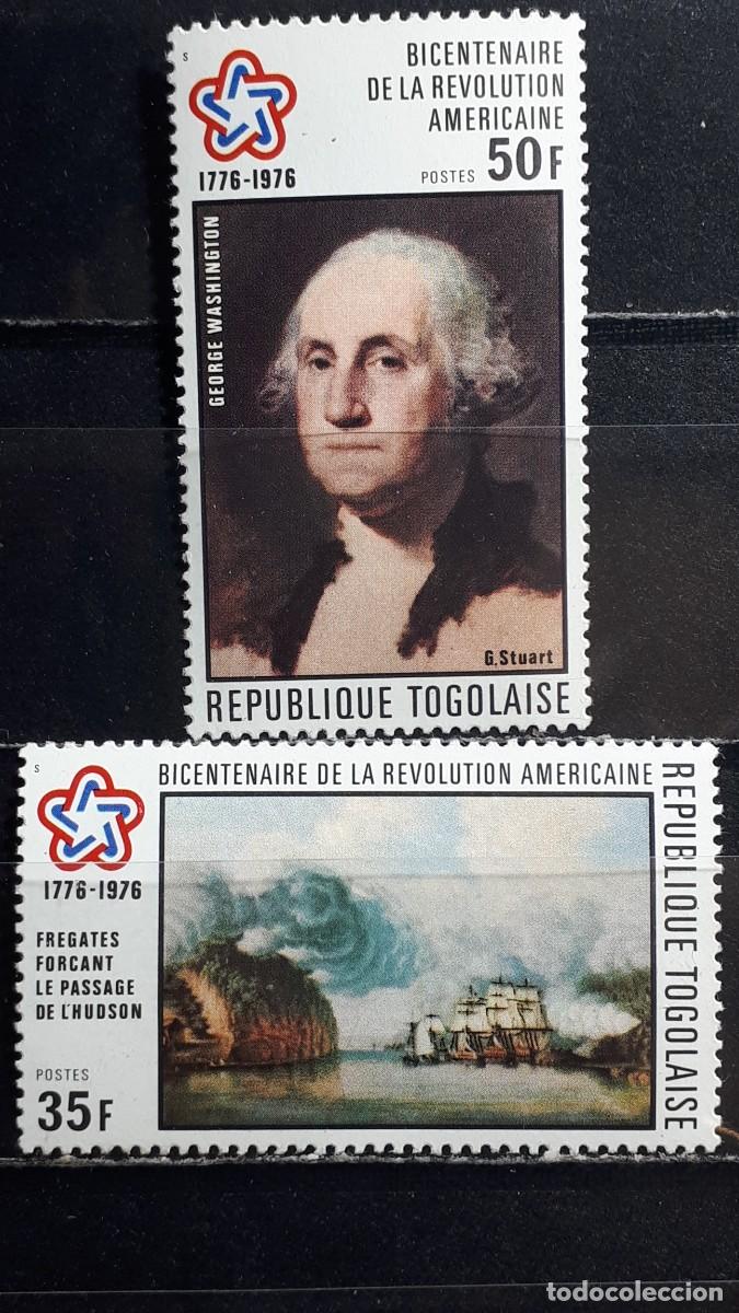 Sellos: TOGO. A&Ntilde;O 1976. **. YVERT 856/7