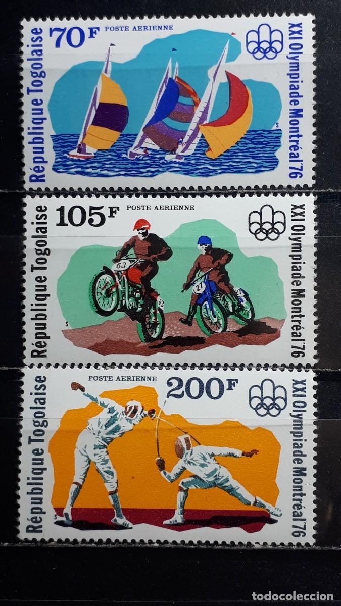 Sellos: TOGO. A&Ntilde;O 1976. **. YVERT A&eacute;reo 280/2