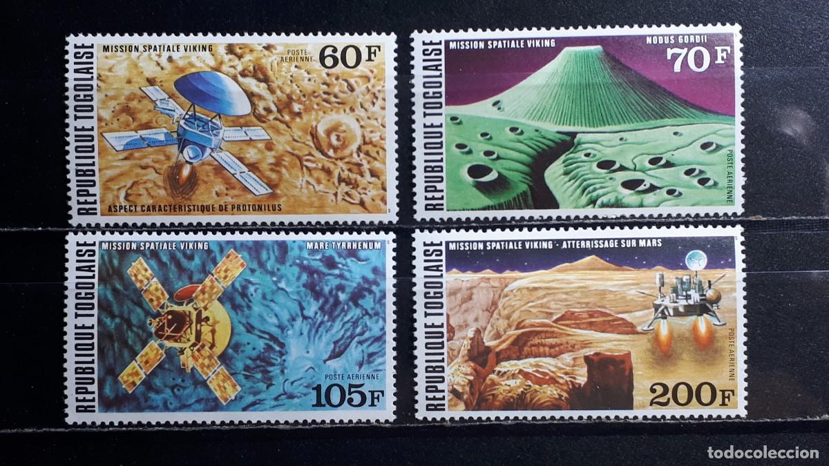 Sellos: TOGO. A&Ntilde;O 1976. **. YVERT A&eacute;reo 288/91