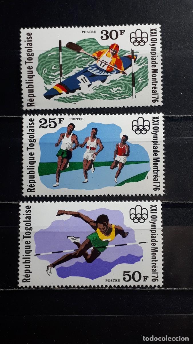 Sellos: TOGO. A&Ntilde;O 1976. **. YVERT 867/9