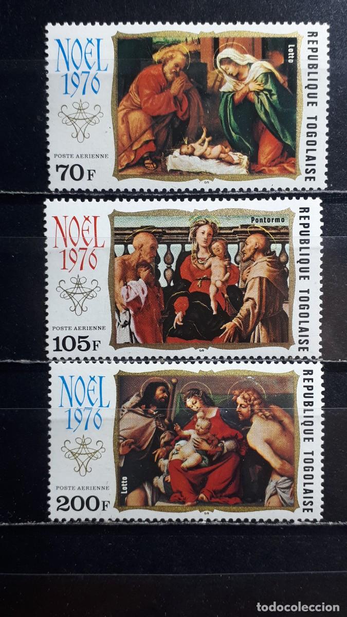 Sellos: TOGO. A&Ntilde;O 1976. **. YVERT A&eacute;reo 297/9