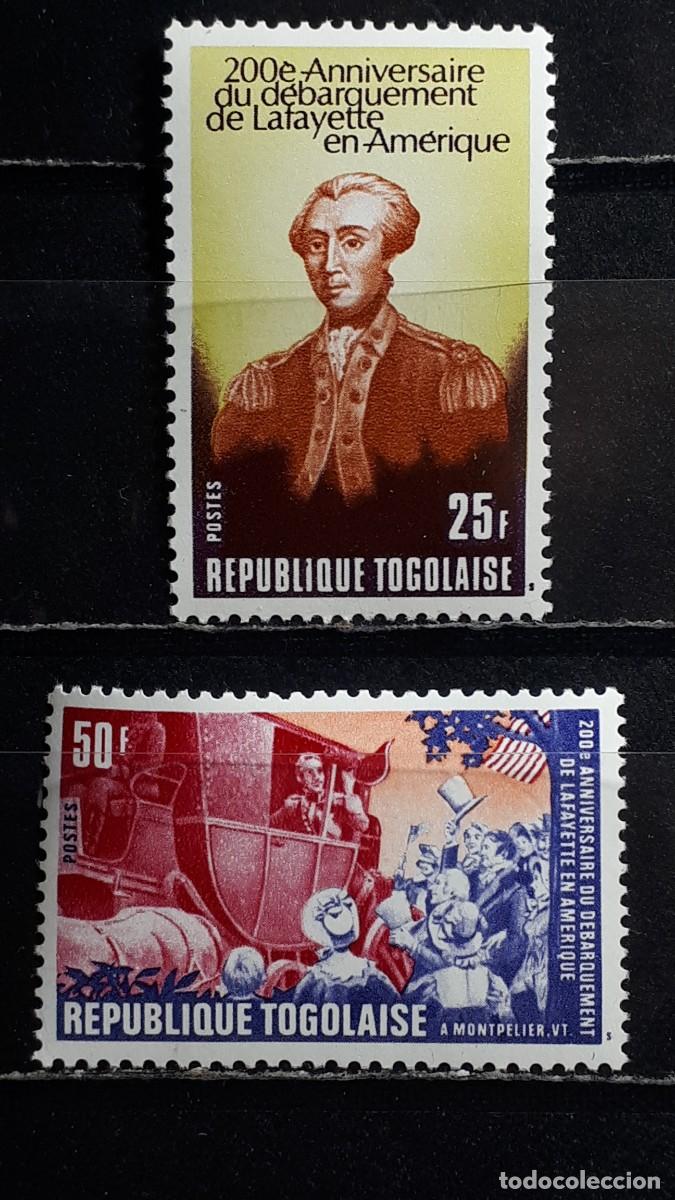 Sellos: TOGO. A&Ntilde;O 1977. **. YVERT 906/7