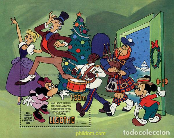 Sellos: 47766 MNH LESOTHO 1982 NAVIDAD. LOS DOCE DIAS DE NAVIDAD